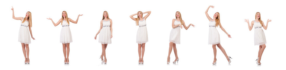 Woman in fashion clothing concept