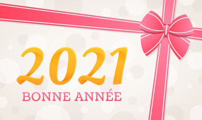 Bonne année 2021 - Carte de voeux