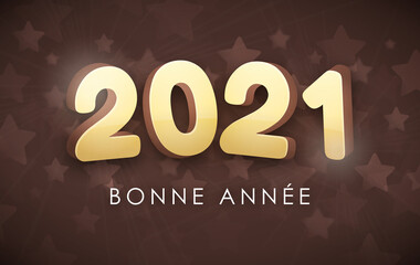 Bonne année 2021 - Carte de voeux