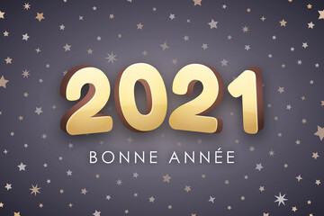 Bonne année 2021 - Carte de voeux