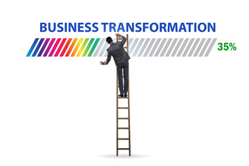 Concept of corporate business transformation