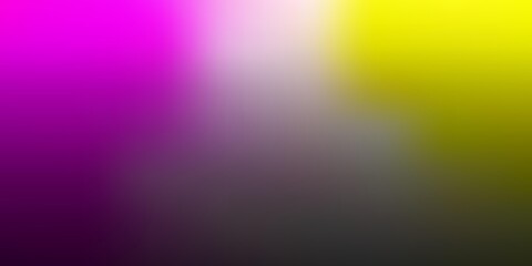 Light pink, yellow vector gradient blur background.