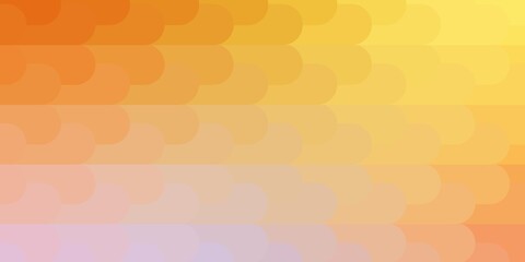 Light Pink, Yellow vector pattern with lines. Gradient abstract design in simple style with sharp lines. Pattern for ads, commercials.