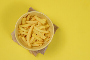 portion of potato fries