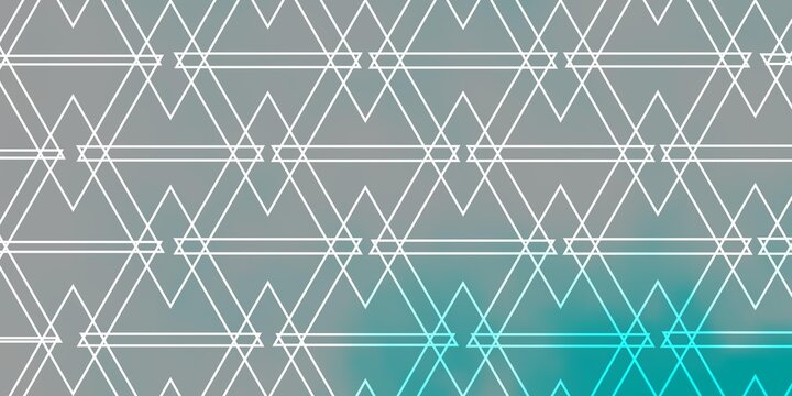 Light BLUE vector background with polygonal style. Decorative design in abstract style with triangles. Best design for posters, banners.