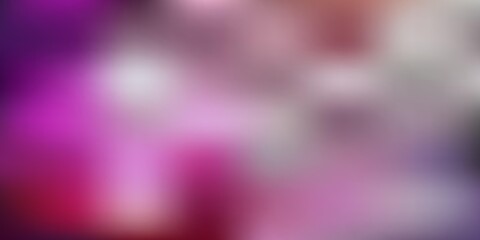 Light pink, yellow vector gradient blur template.