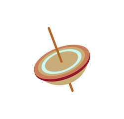 シンプルなコマのイラスト