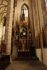 interior of the cathedral 