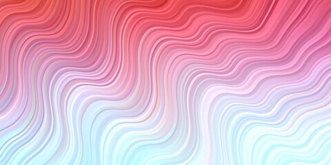 Fototapeta premium Light Blue, Red vector layout with curves.