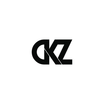 dkz letter original monogram logo design