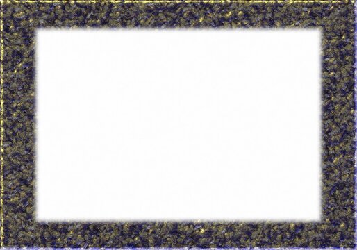 abstract empty white square with dark vintage frame 