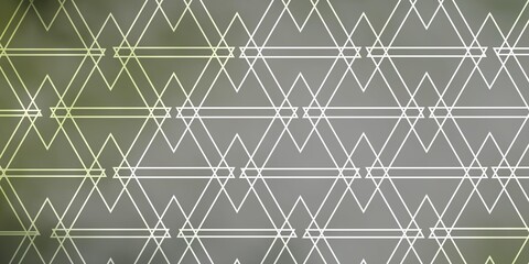 Light Gray vector background with lines, triangles. Shining abstract illustration with colorful triangles. Pattern for booklets, leaflets