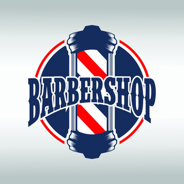 Barber Shop labels, banner, logo vector