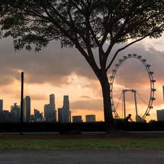 The most beautiful Viewpoint marina bay in Singapore city.