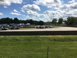 Fototapeta premium a day at the racetrack 