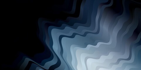 Dark BLUE vector background with lines.