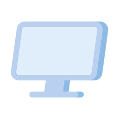 Isolated computer icon vector design