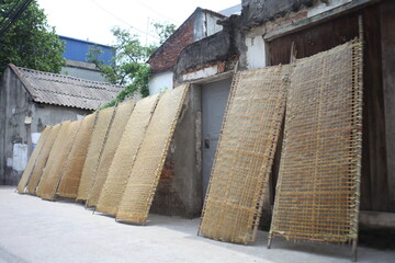 Arrowroot vermicelli - a specialty of Cu Da ancient village. It is tradition work of farmer in Cu Da ancient village.