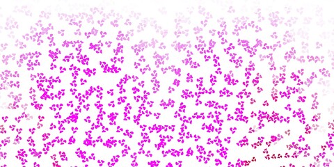 Light pink vector backdrop with chaotic shapes.