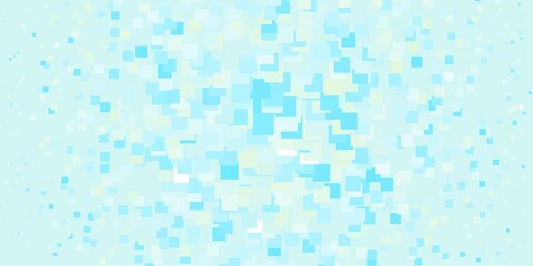 Light BLUE vector texture in rectangular style. Abstract gradient illustration with rectangles. Design for your business promotion.