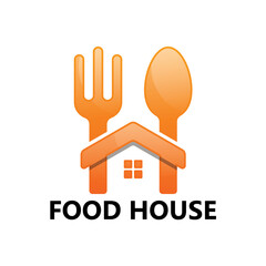 Fototapeta premium Food House Logo Template Design Vector