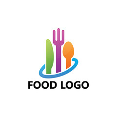 Obraz premium Food Logo Template Design Vector