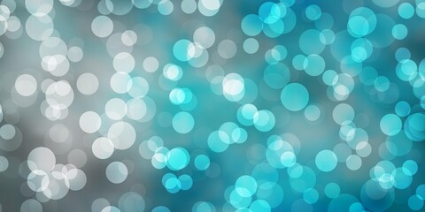 Light BLUE vector background with spots. Illustration with set of shining colorful abstract spheres. Pattern for websites.