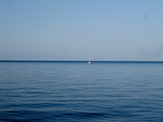 Fototapeta premium boat on the sea