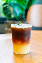 yuzu orange coffee glass