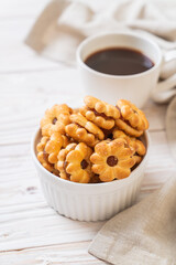 biscuit with pineapple jam