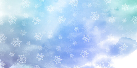 クリスマス　雪　冬　背景