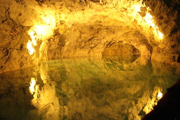 inside the cave