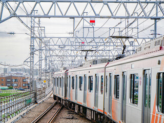 Obraz premium 【二子玉川駅】電車