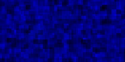 Dark BLUE vector background with rectangles.