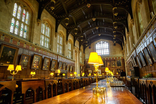 Dining Hall (Ante-Hall). Christ Church. Oxford University. England