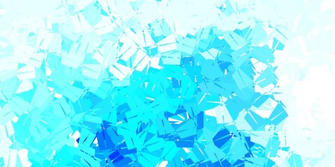 Light blue vector triangle mosaic design.