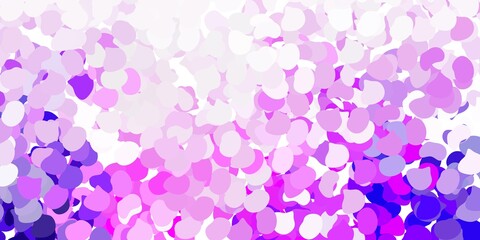 Fototapeta na wymiar Light purple, pink vector pattern with abstract shapes.