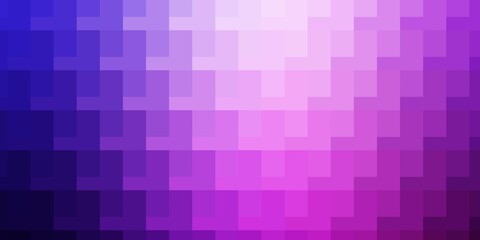 Light Purple, Pink vector backdrop with rectangles. New abstract illustration with rectangular shapes. Modern template for your landing page.