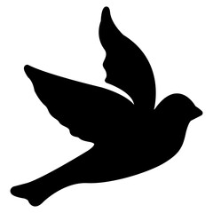 Flying bird icon