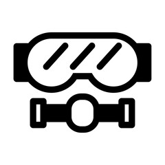 Diving glasses icon