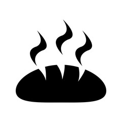 Warm bread icon