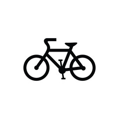 Fototapeta premium bicycle icon, riding a bicycle of cyclist