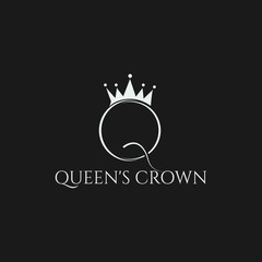  q logo . q queen logo ,luxuries design. luxuries logo