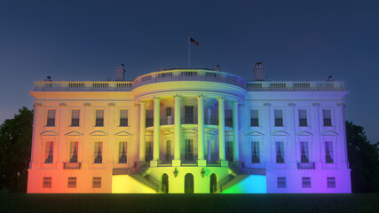 Fototapeta na wymiar White House of Tolerance and Inclusion 