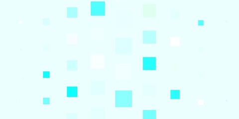 Light BLUE vector template in rectangles. Modern design with rectangles in abstract style. Pattern for business booklets, leaflets