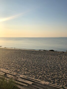 sunset on the beach