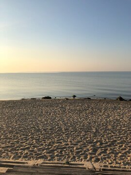 sunset on the beach