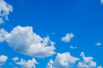 写真素材 青空 空 雲 冬の空 背景 背景素材 1月 コピースペース Wall Mural Rummy Rummy