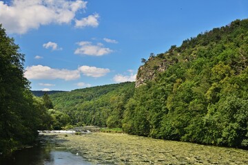 Thaya Fluss, die Grenze zwischen Österreich und Tschechien