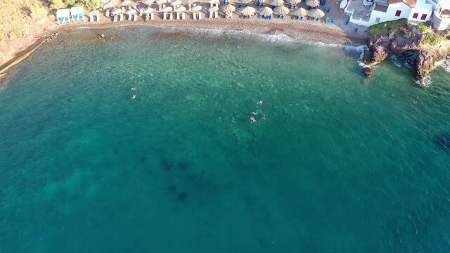 Vlychos Beach is situated in the little resort of the same name. Small pebble beach with crystal-clear waters.Undeveloped, quiet beach. Hydra Greece